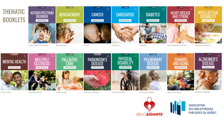 Biblio-Aidants Offers 15 Thematic Booklets for Caregivers of Elders and Individuals with Special Needs