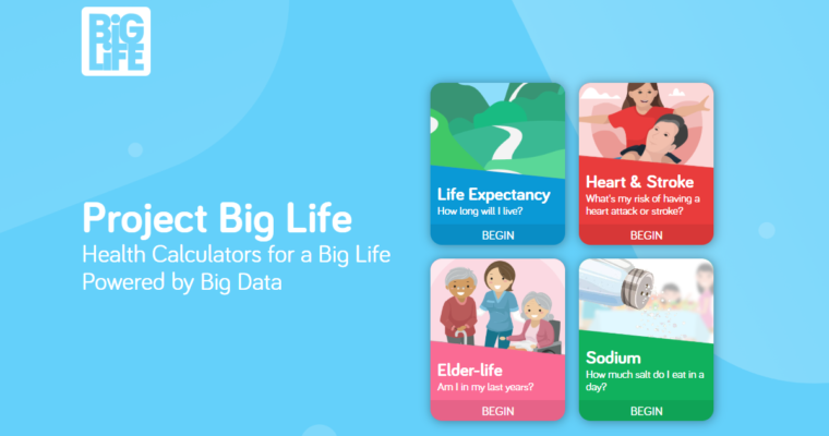 Project Big Life: Heart & Stroke, Life Expectancy, Sodium Intake and Elder Life Online Calculators
