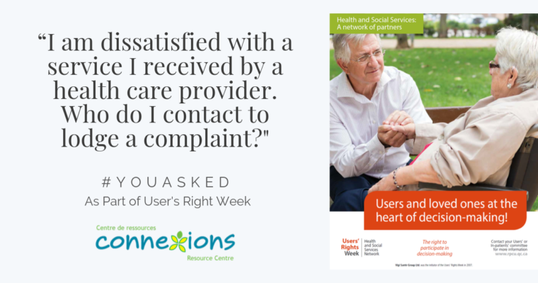 #YouAsked: “I am Dissatisfied with a Service I received by a health care provider. Who do I contact to lodge a complaint?”