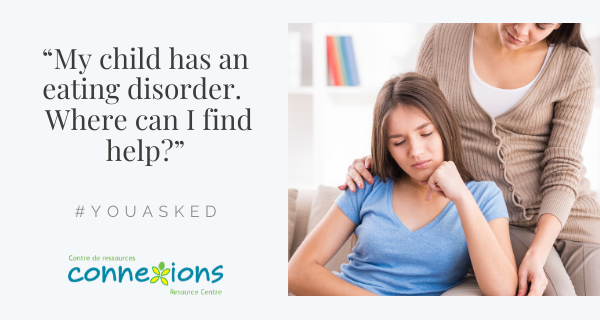#YouAsked: “My child has an eating disorder. Where can I find help?”