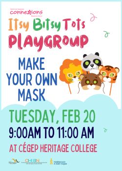 Itsy Bitsy Tots Playgroup, Make Your Own Mask 