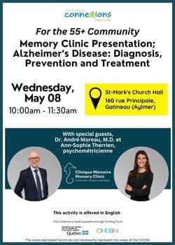 Memory Clinic Presentation; Alzheimer’s Disease: Diagnosis, Prevention and Treatment