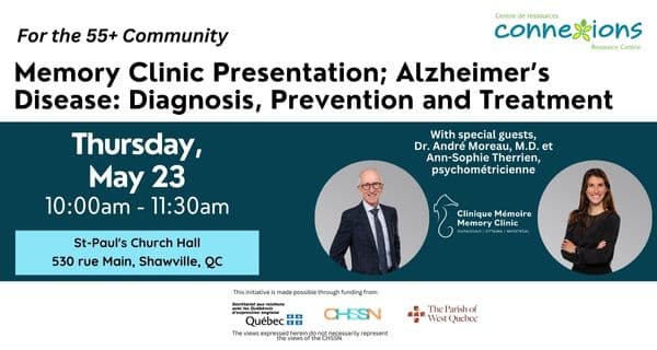 Memory Clinic Presentation; Alzheimer’s Disease: Diagnosis, Prevention and Treatment