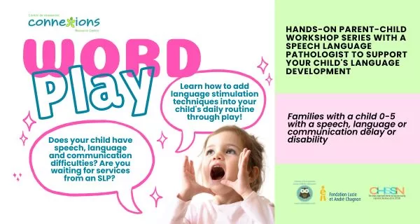 Word Play Parent-Child Workshops – A Family-Centred Approach to Early Identification