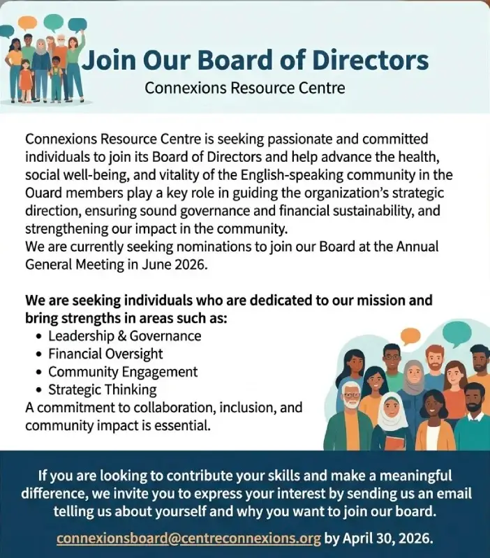 Join our board of directors