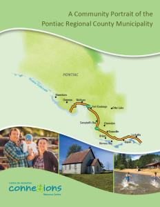 Portrait of the Pontiac Regional County Municipality with pic of map